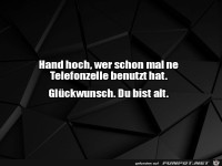 Telefonzelle ben�tzt