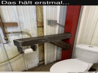 Das h�lt die schwere Klorolle