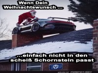 Weihnachtswunsch ist zu gro�
