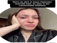 Wenn man in der Leichenhalle arbeitet