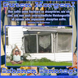 Yoga-im-Vorgarten:-Sonntagsruhe-deluxe!.jpg von Justin