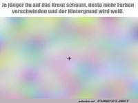 Schau auf das schwarze Kreuz