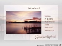 manchmal liegen in einem Augenblick