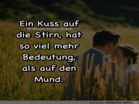 Ein Kuss auf die Stirn