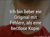 Lieber ein Originaler