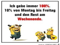 Immer 100 Prozent