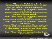 Adam: Herr, die Gef�hrtin, die du aus meiner Rippe...