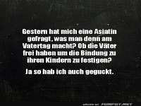 Lustige Anekdote zum Vatertag