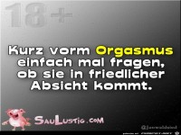 Kurz vorm Orgasmus