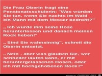 die Frau Oberin fragt....