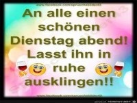 An alle einen schoenen Dienstag