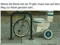 Rente erst ab 70.......