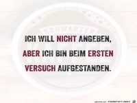 Ich will nicht angeben 