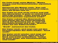 warum sind Hochzeitskleider weiss?......