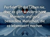 perfekt ist das Leben nie