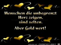 Menschen die unbegrenzt Herz zeigen