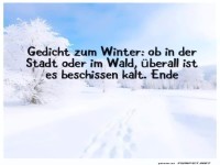 Es ist kalt