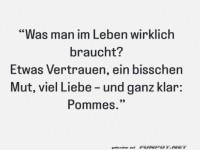 Das wirklich Wichtige im Leben