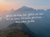 Glck ist kein Ziel
