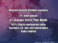 Warum Kinder Tr�nen vergie�en