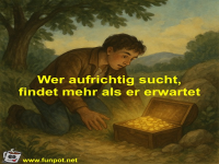Wer aufrichtig sucht, findet mehr als er erwartet