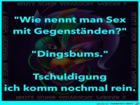 Sex mit Gegenst�nden