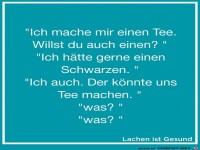 Ich mache mir einen Tee