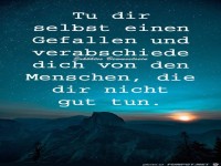 Tu dir selber einen Gefallen