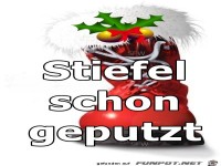Stiefel schon geputzt