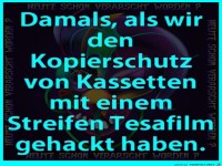 Kopierschutz damals umgehen