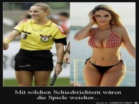 hübsche Schiedsrichterinnen