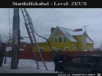 Besonderes Starterkabel