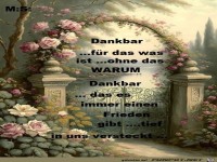 Dankbar f�r das was ist