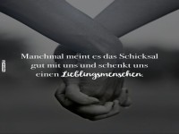 Schicksal und Lieblingsmenschen