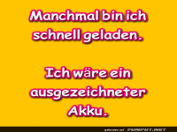 Der blitzschnelle Akku-Witz!