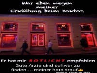 Wenn der Doktor Rotlicht verschreibt