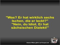 Dialekt-Verwirrung auf S�chsisch!