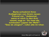Berta schw�rmt ihren Kolleginnen von ihrem neuen Freund vor