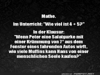 Mathe-Herausforderung der anderen Art