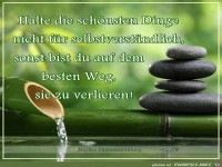 Halte nichts fuer selbstverstndlich