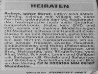 Reiner hat einen guten Beruf