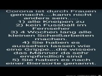 Corona ist von Frauen gemacht
