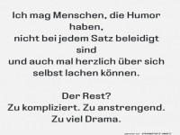 Menschen mit Humor und Gelassenheit