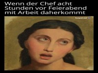 Chef bringt kurz vor Feierabend Arbeit mit