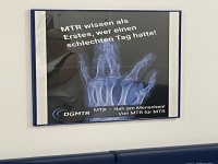 etwas makabere Werbung für einen MTR