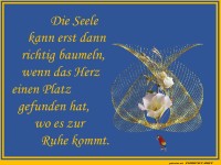 Die Seele kann richtig baumeln