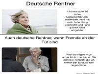 Deutsche Rentner und ihre geheime Sicherheit