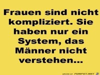 Frauen sind nicht kompliziert...