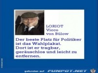 Der beste Platz f�r Politiker