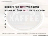 Was mir Spass macht ab 30 C